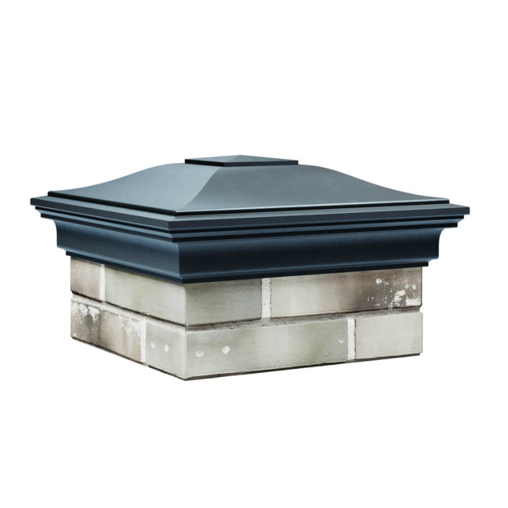 Колпак Zking Монблан Серый на столб 1.5х1.5 еврокирпича 0.7НФ (355х355мм) в Каменске-Уральском фото