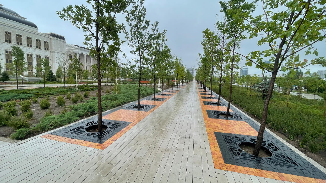 Приствольная решетка для дерева ZKING CRUST 1.2х1.2м Черная в Каменске-Уральском фото