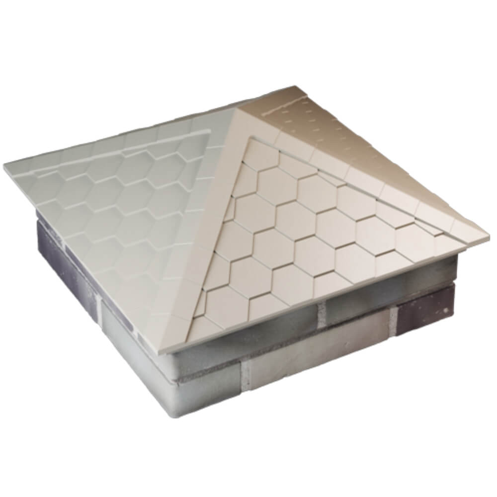 Колпак Zking Эверест Бежевый на столб 2х2 кирпича (535х535мм) Каменск-Уральский фото