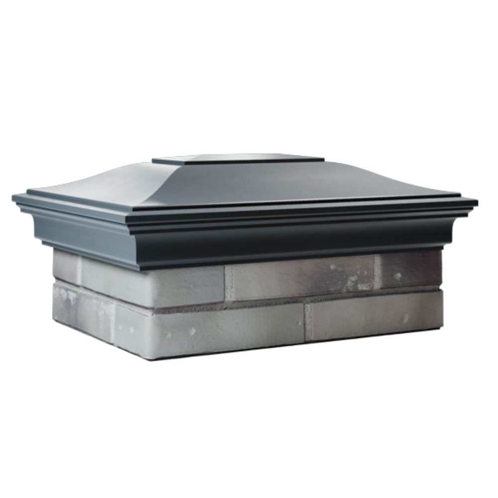 Колпак Zking Монблан Серый на столб 2х1.5 кирпича (515х385мм) в Каменске-Уральском фото