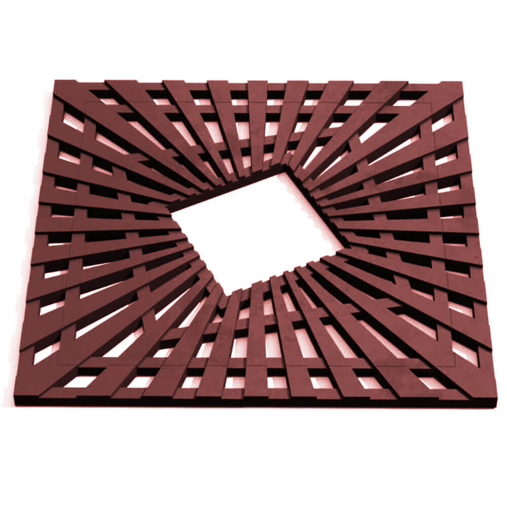 Приствольная решетка для дерева ZKING ATMOSPHERE 1.2х1.2м Коричневая Каменск-Уральский фото