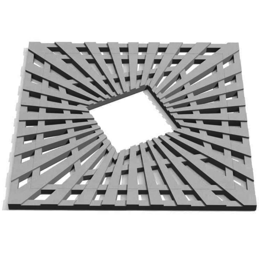 Приствольная решетка для дерева ZKING ATMOSPHERE 1.2х1.2м Серая Каменск-Уральский фото