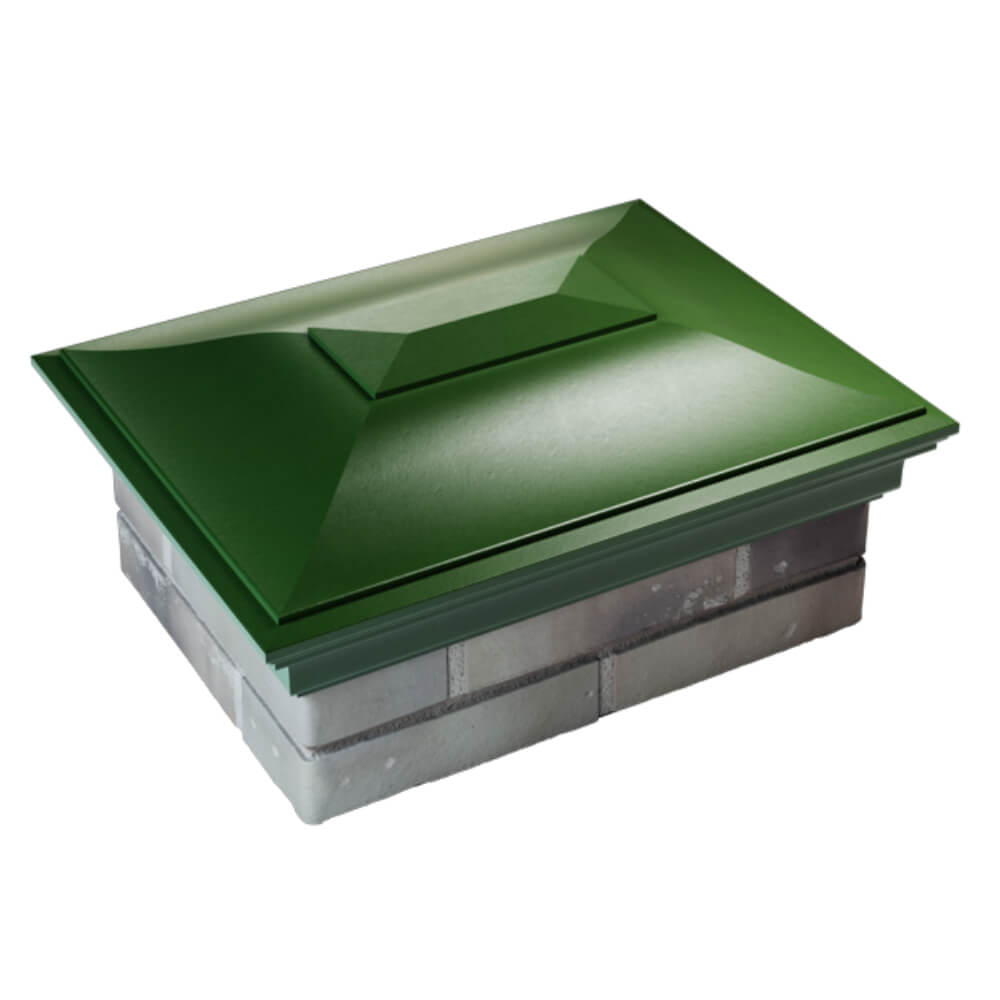 Колпак Zking Монблан Зеленый на столб 2х1.5 кирпича (515х385мм) Каменск-Уральский фото