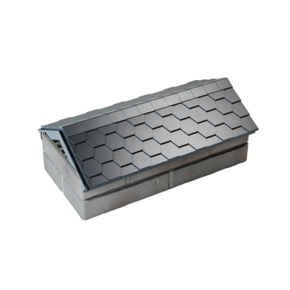 Парапет Zking Эверест Серый с посадкой на 1 кирпич (200/225/255мм) в Каменске-Уральском фото