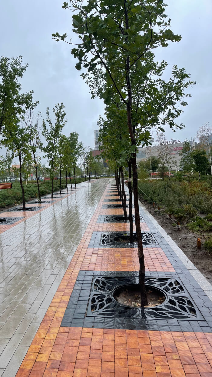 Приствольная решетка для дерева ZKING CRUST 1.2х1.2м Черная в Каменске-Уральском фото