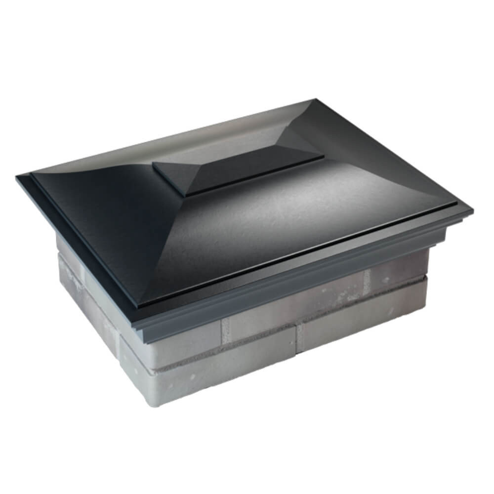 Колпак Zking Монблан Черный на столб 2х1.5 кирпича (515х385мм) Каменск-Уральский фото