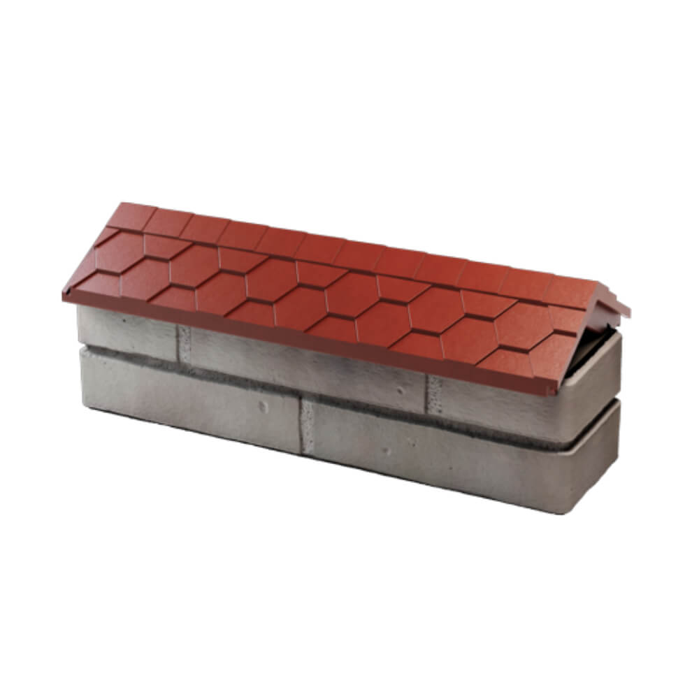 Парапет Zking Эверест Красный с посадкой на 0.5 кирпича (130мм) в Каменске-Уральском фото