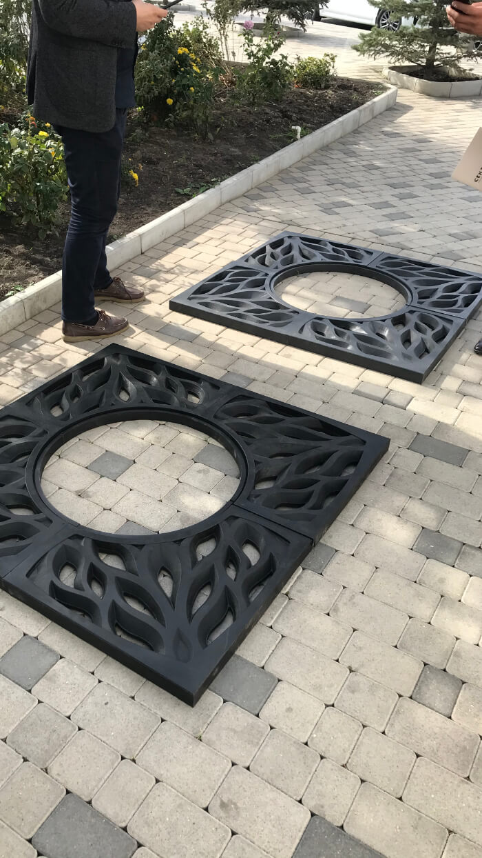 Приствольная решетка для дерева ZKING CRUST 1.2х1.2м Черная в Каменске-Уральском фото