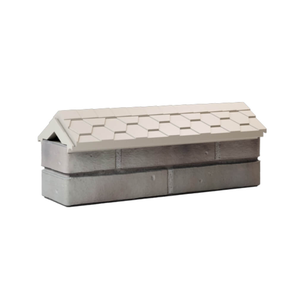 Парапет Zking Эверест Бежевый с посадкой на 0.5 кирпича (130мм) Каменск-Уральский фото