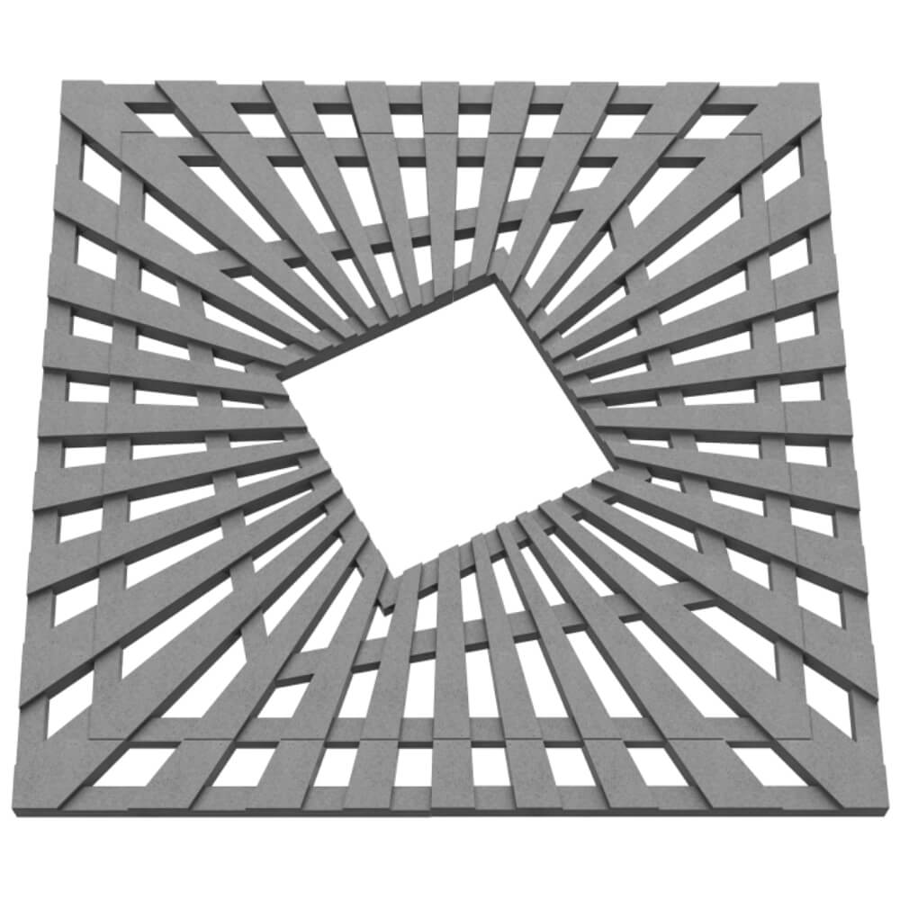 Приствольная решетка для дерева ZKING ATMOSPHERE 1.2х1.2м Серая в Каменске-Уральском фото