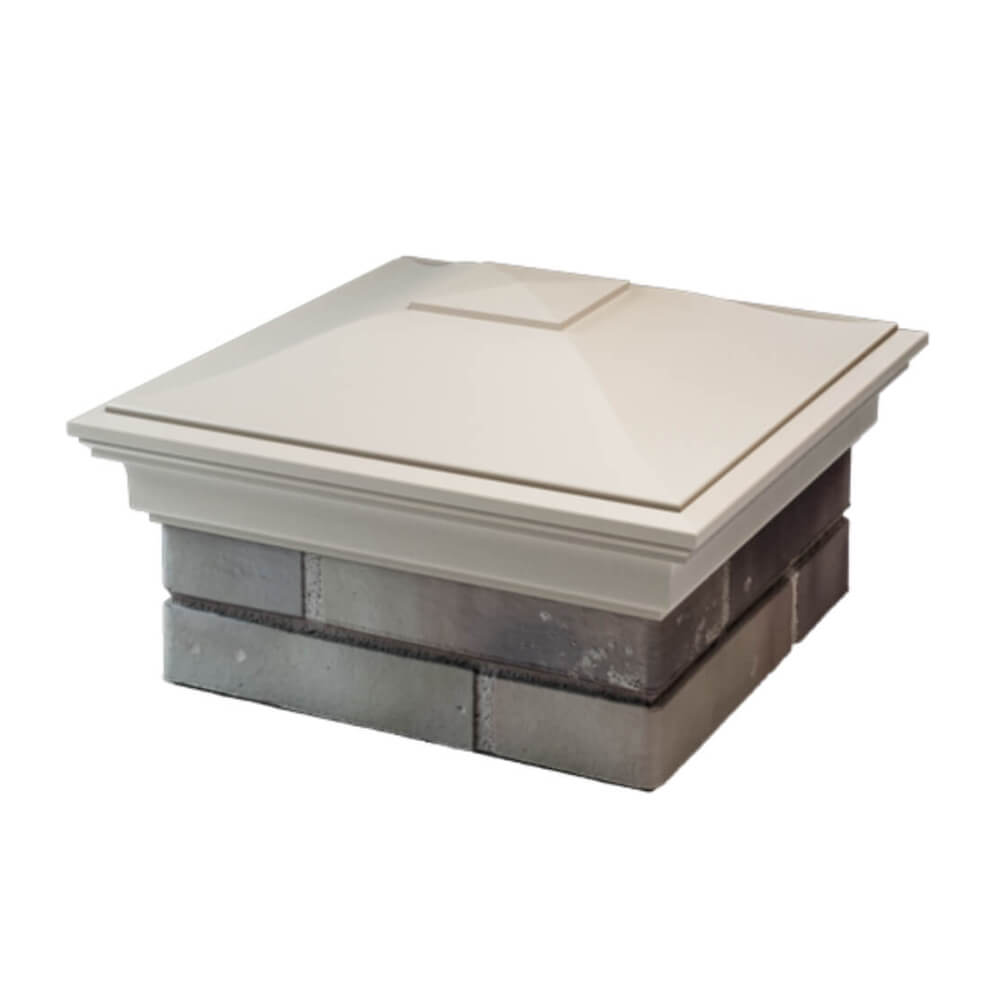 Колпак Zking Монблан Бежевый на столб 1.5х1.5 еврокирпича 0.7НФ (355х355мм) в Каменске-Уральском фото