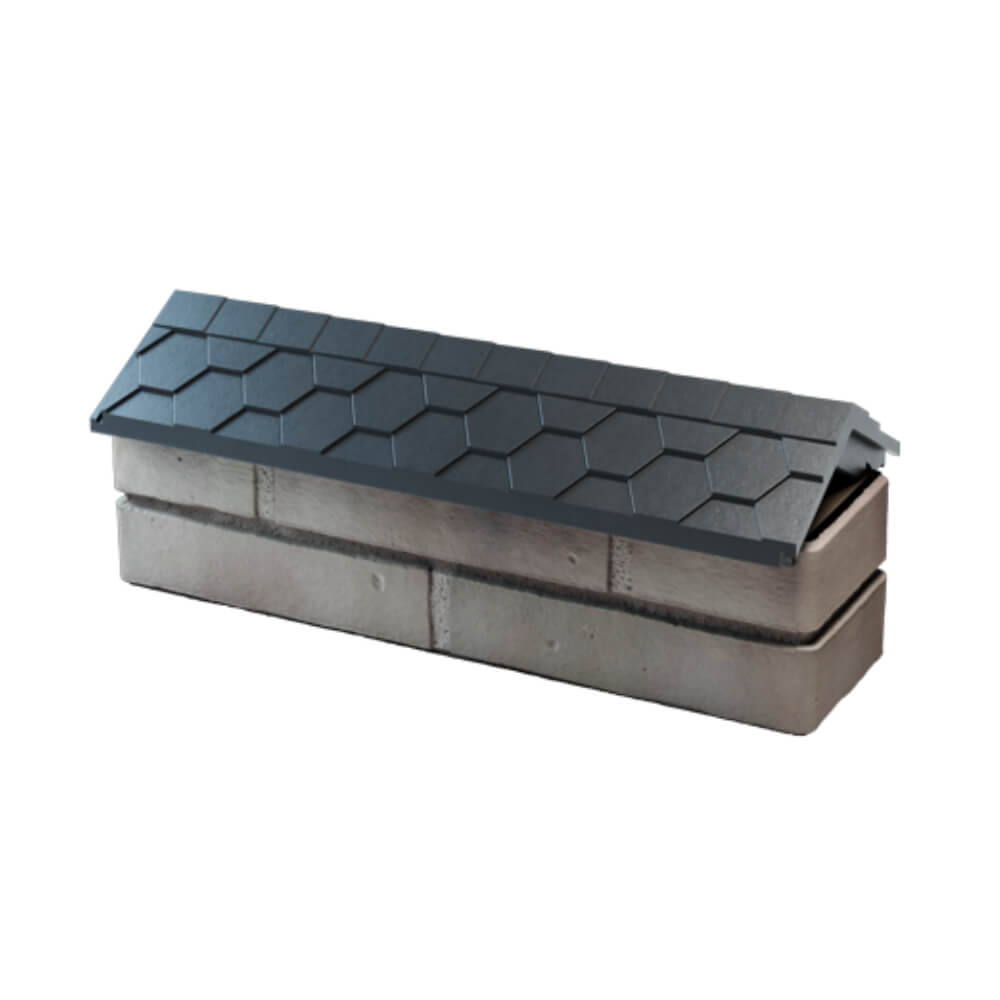 Парапет Zking Эверест Серый с посадкой на 0.5 кирпича (130мм) в Каменске-Уральском фото