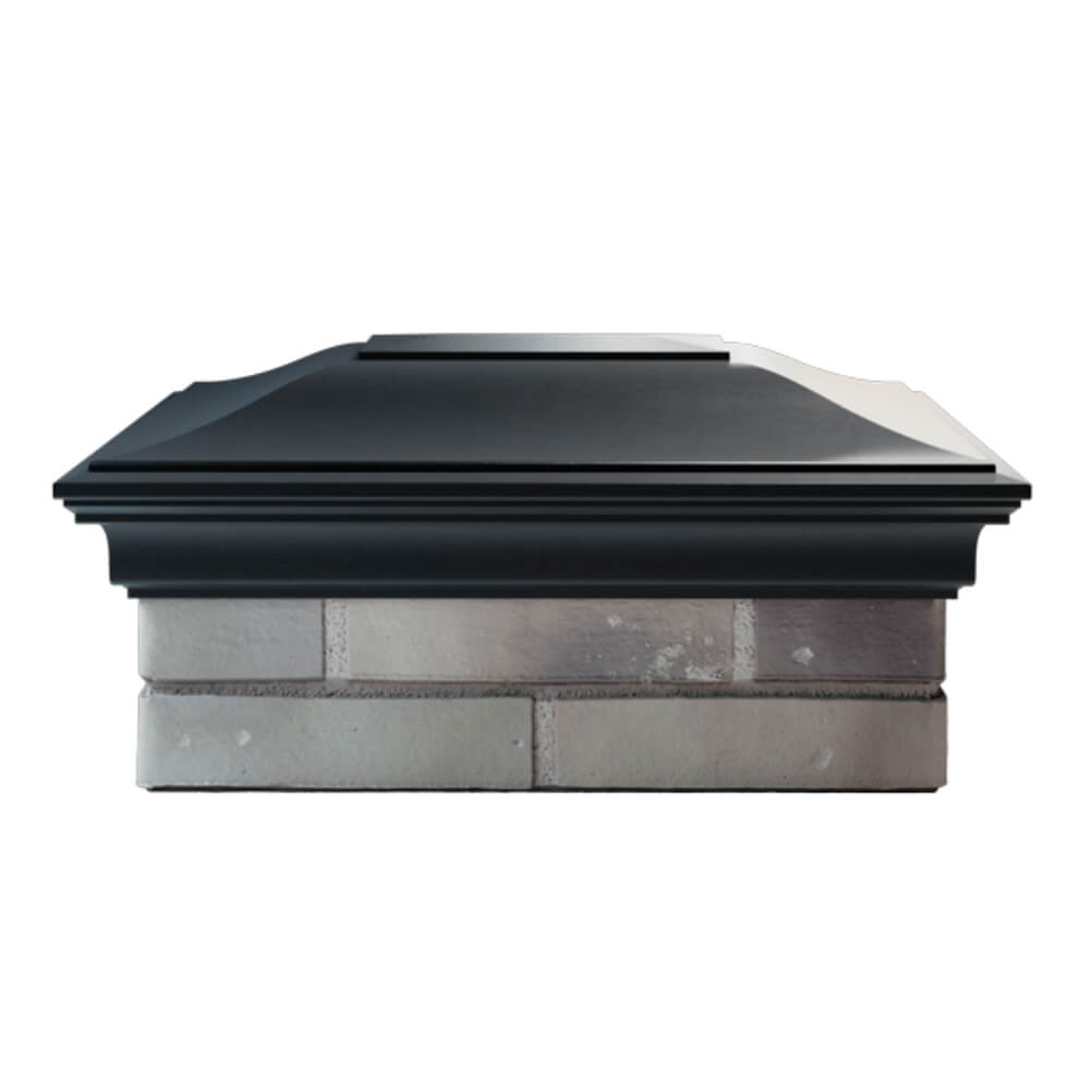 Колпак Zking Монблан Черный на столб 2х1.5 кирпича (515х385мм) в Каменске-Уральском фото