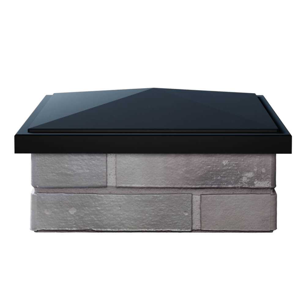 Колпак Zking БонаМоно Черный на столб 1.5х1.5 кирпича (385х385, 400х400мм) Каменск-Уральский фото