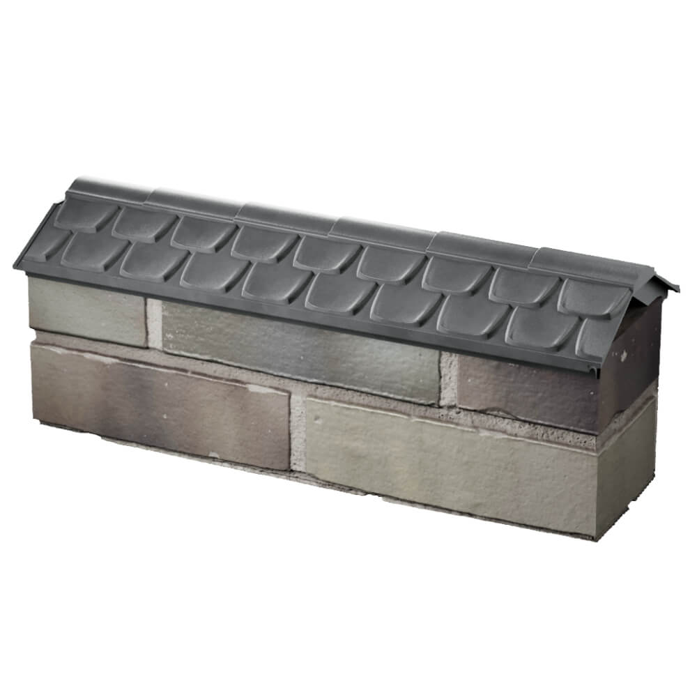 Парапет Zking Эльбрус Серый с посадкой на 0.5 кирпича (130мм) в Каменске-Уральском фото