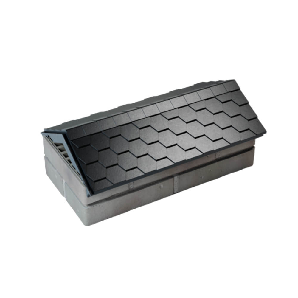 Парапет Zking Эверест Черный с посадкой на 1 кирпич (200/225/255мм) в Каменске-Уральском фото