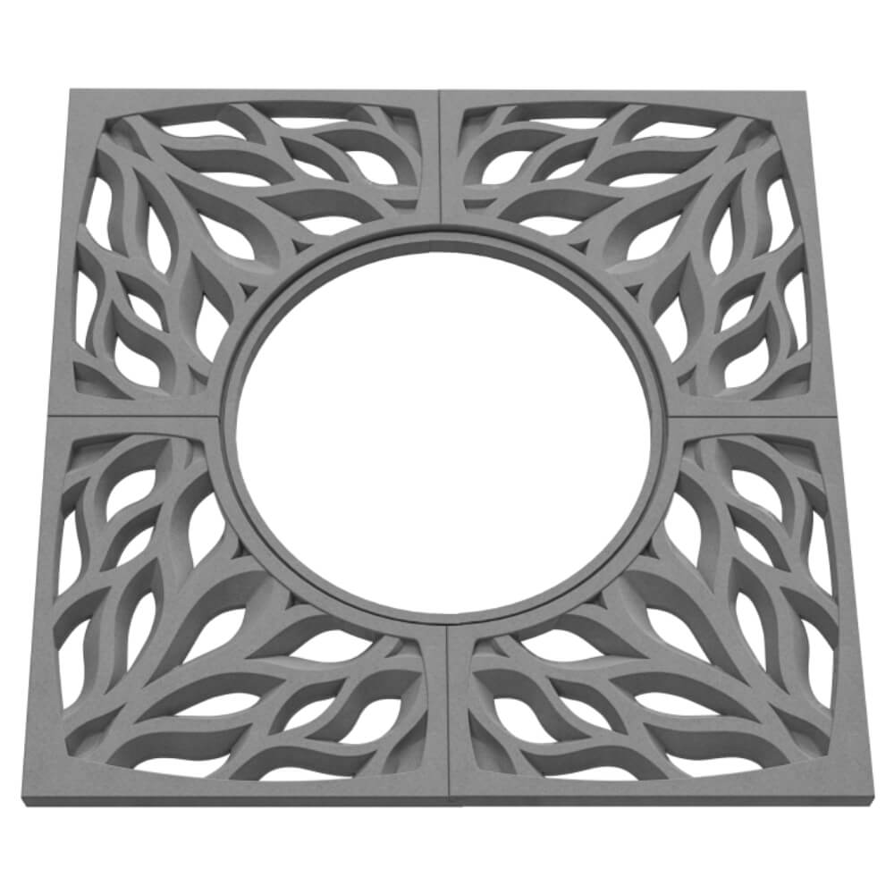 Приствольная решетка для дерева ZKING CRUST 1.2х1.2м Серая в Каменске-Уральском фото