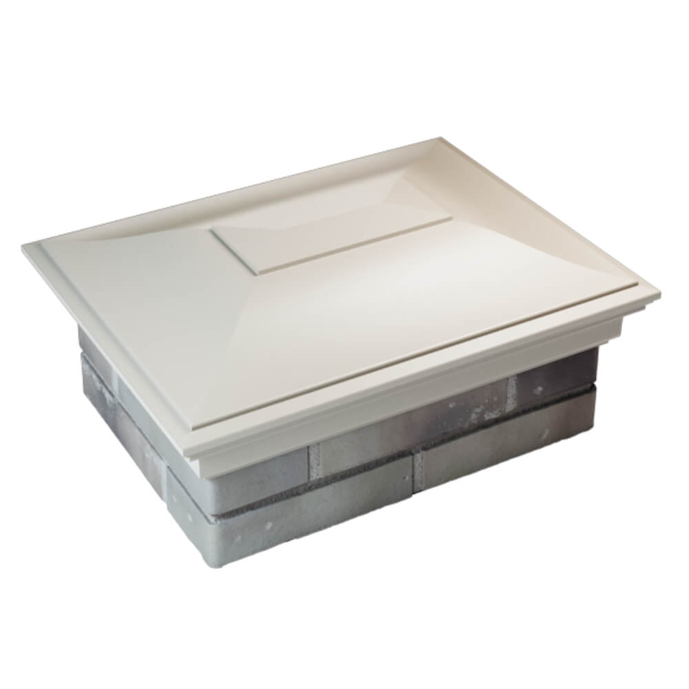 Колпак Zking Монблан Бежевый на столб 2х1.5 кирпича (515х385мм) Каменск-Уральский фото