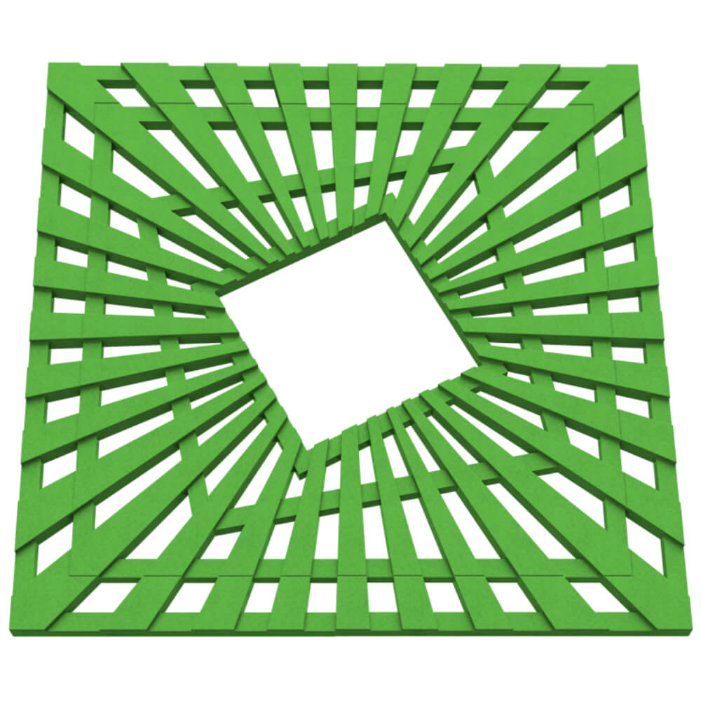 Приствольная решетка для дерева ZKING ATMOSPHERE 1.2х1.2м Зеленая в Каменске-Уральском фото