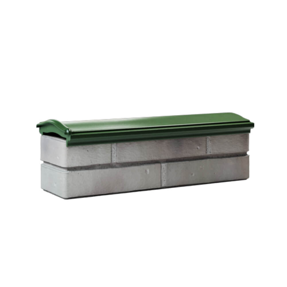 Парапет Zking Монблан Зеленый посадка на 0.5 кирпича (130мм) Каменск-Уральский фото