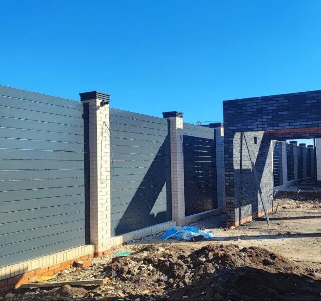 Колпак Zking Бона ХайТек Серый на столб 1.5х1.5 кирпича (385х385мм) в Каменске-Уральском фото