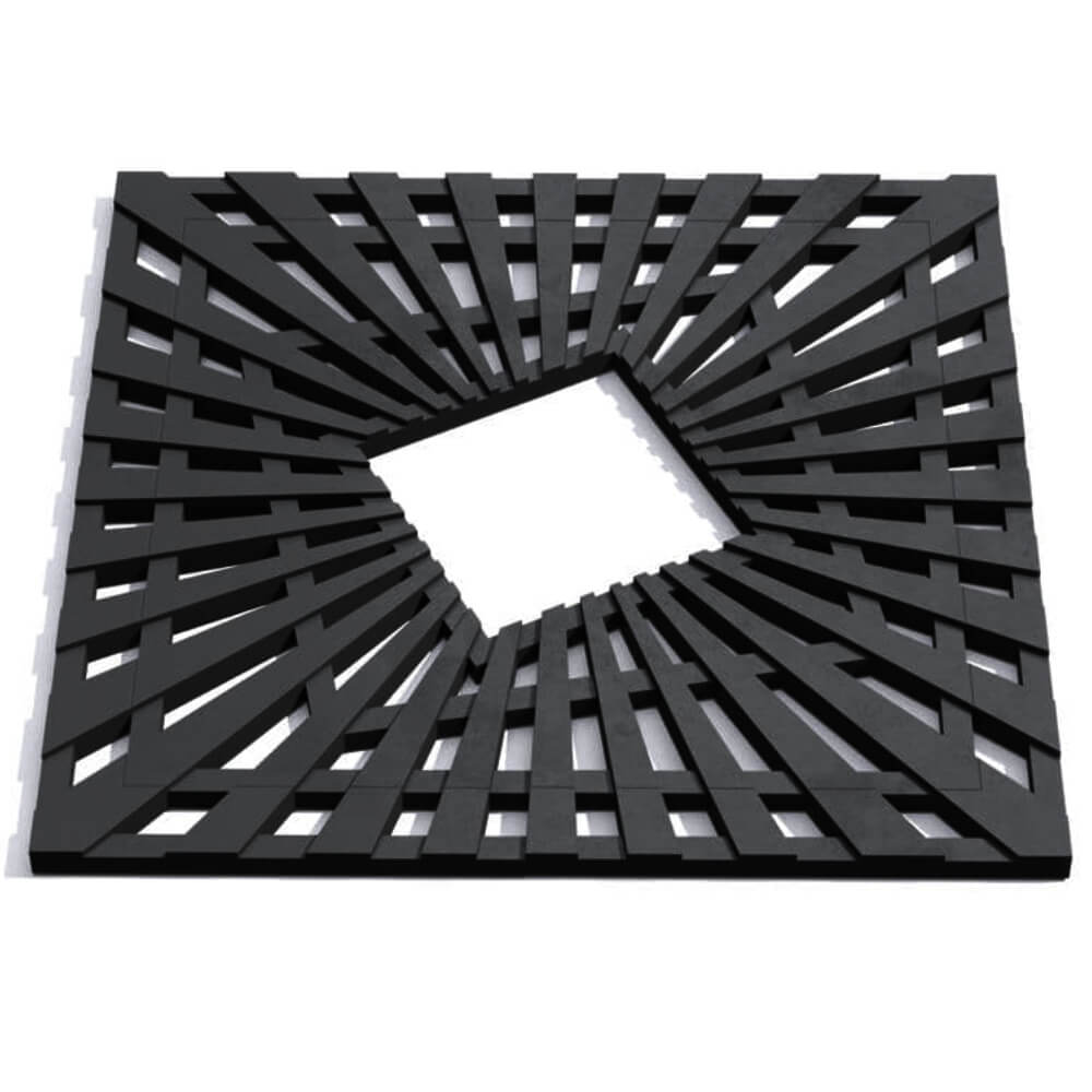 Приствольная решетка для дерева ZKING ATMOSPHERE 1.2х1.2м Черная Каменск-Уральский фото