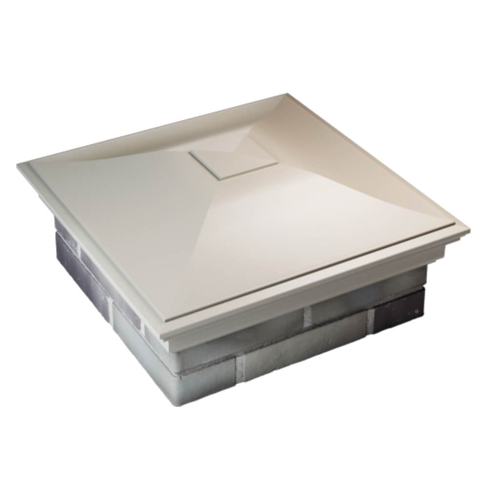 Колпак Zking Монблан Бежевый на столб 2х2 кирпича (515х515мм) Каменск-Уральский фото