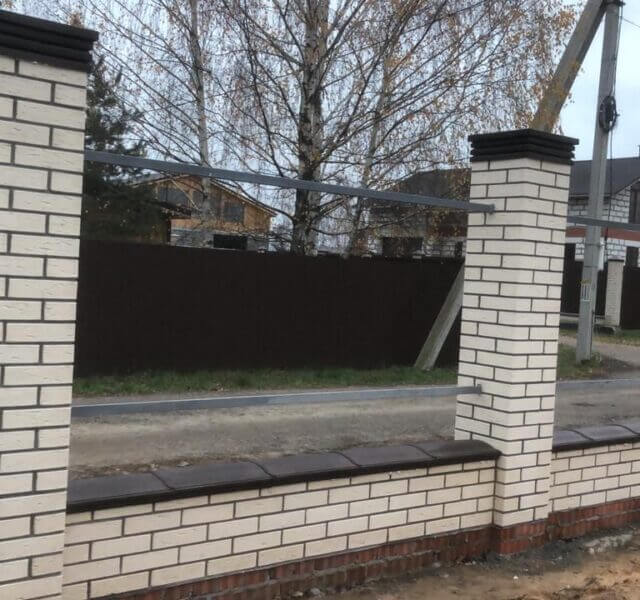 Колпак Zking Бона ХайТек Коричневый на столб 1.5х1.5 кирпича (385х385мм) в Каменске-Уральском фото