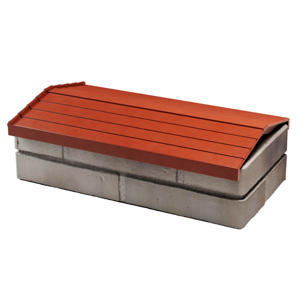 Парапет Zking Бона ХайТек Красный с посадкой на 1 кирпич (200/225/255мм) в Каменске-Уральском фото