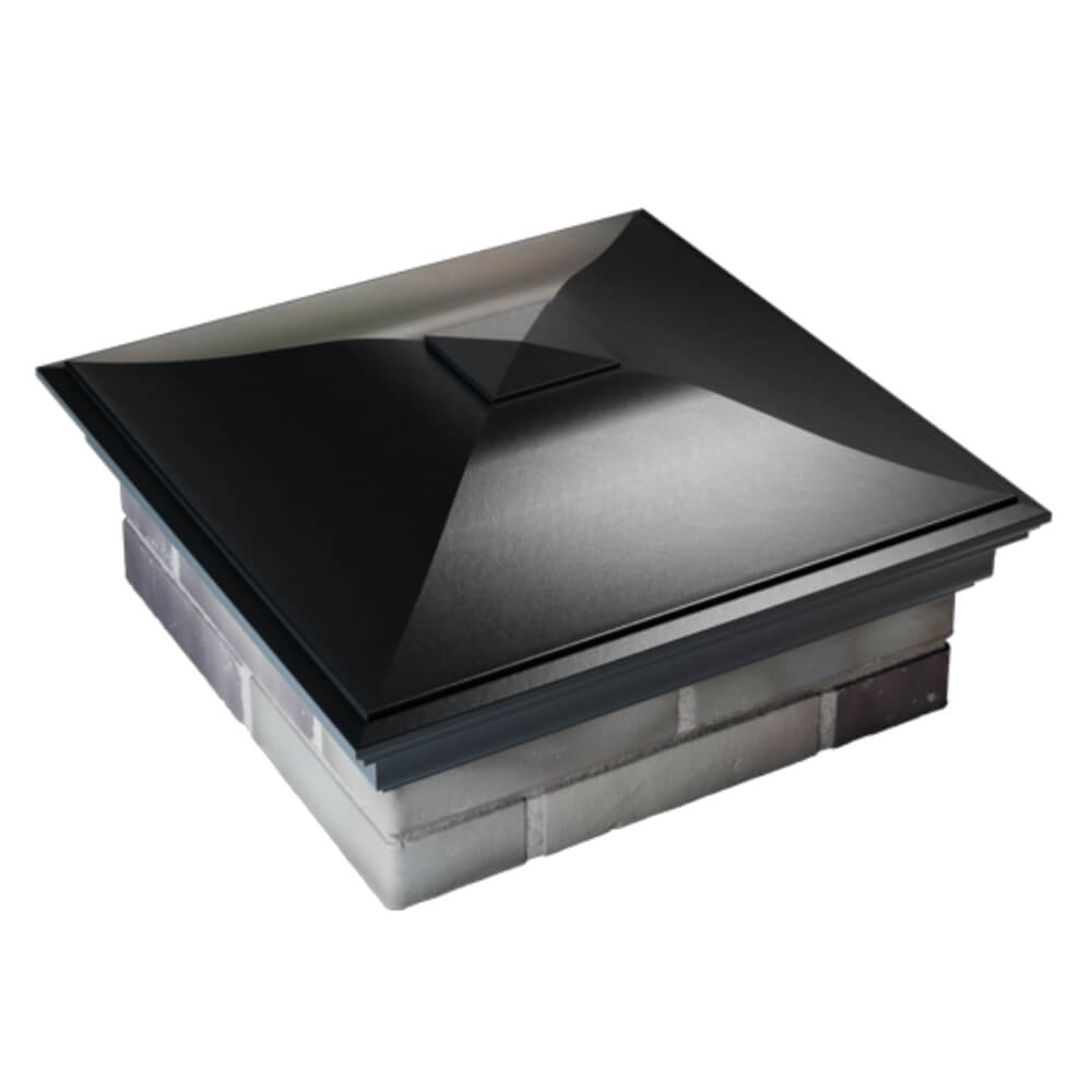 Колпак Zking Монблан Черный на столб 2х2 кирпича (515х515мм) Каменск-Уральский фото