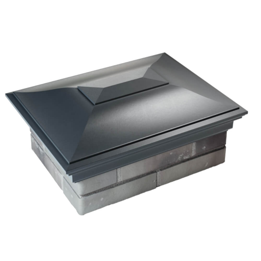 Колпак Zking Монблан Серый на столб 2х1.5 кирпича (515х385мм) Каменск-Уральский фото