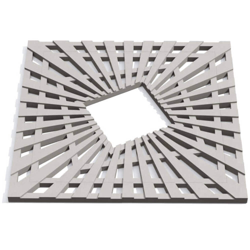 Приствольная решетка для дерева ZKING ATMOSPHERE 1.2х1.2м Бежевая Каменск-Уральский фото