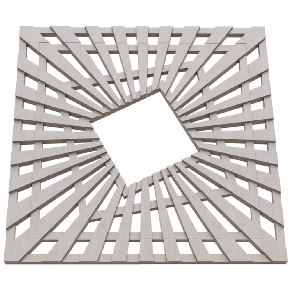 Приствольная решетка для дерева ZKING ATMOSPHERE 1.2х1.2м Бежевая в Каменске-Уральском фото