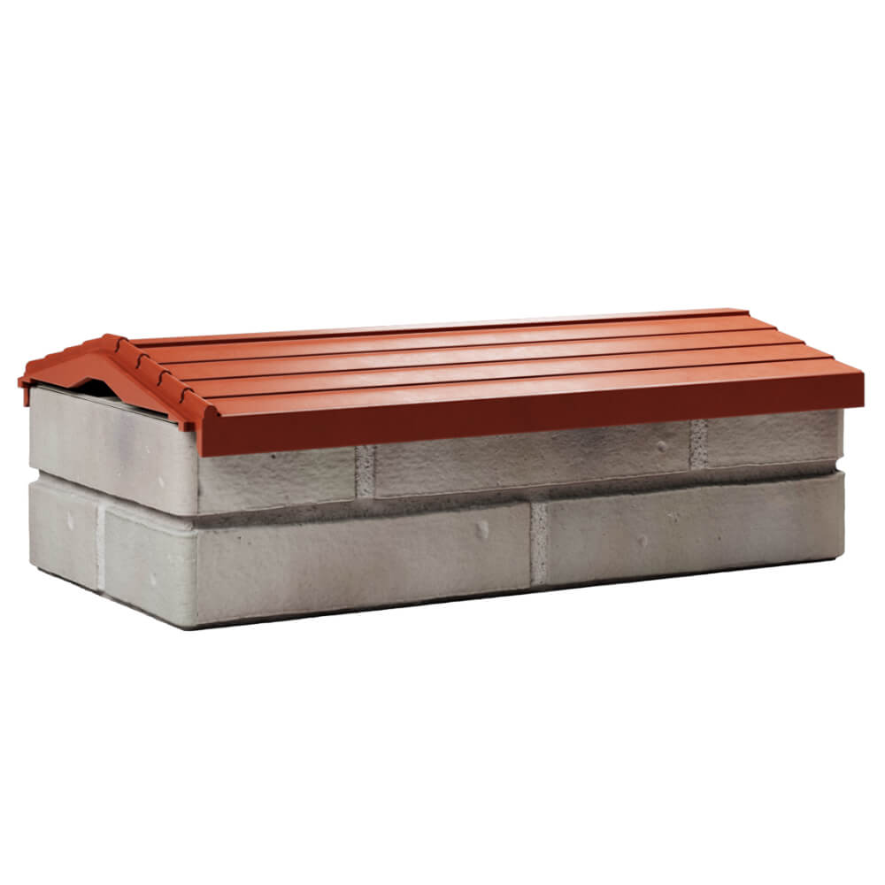 Парапет Zking Бона ХайТек Красный с посадкой на 1 кирпич (200/225/255мм) Каменск-Уральский фото