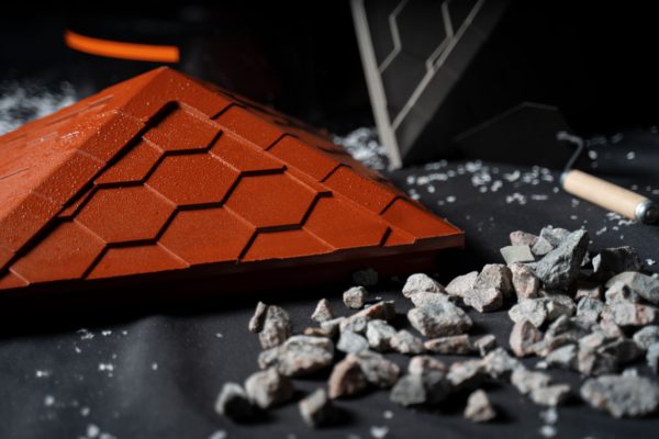 Колпак Zking Эверест Красный на столб 1.5х1.5 кирпича (390х390мм) в Каменске-Уральском фото