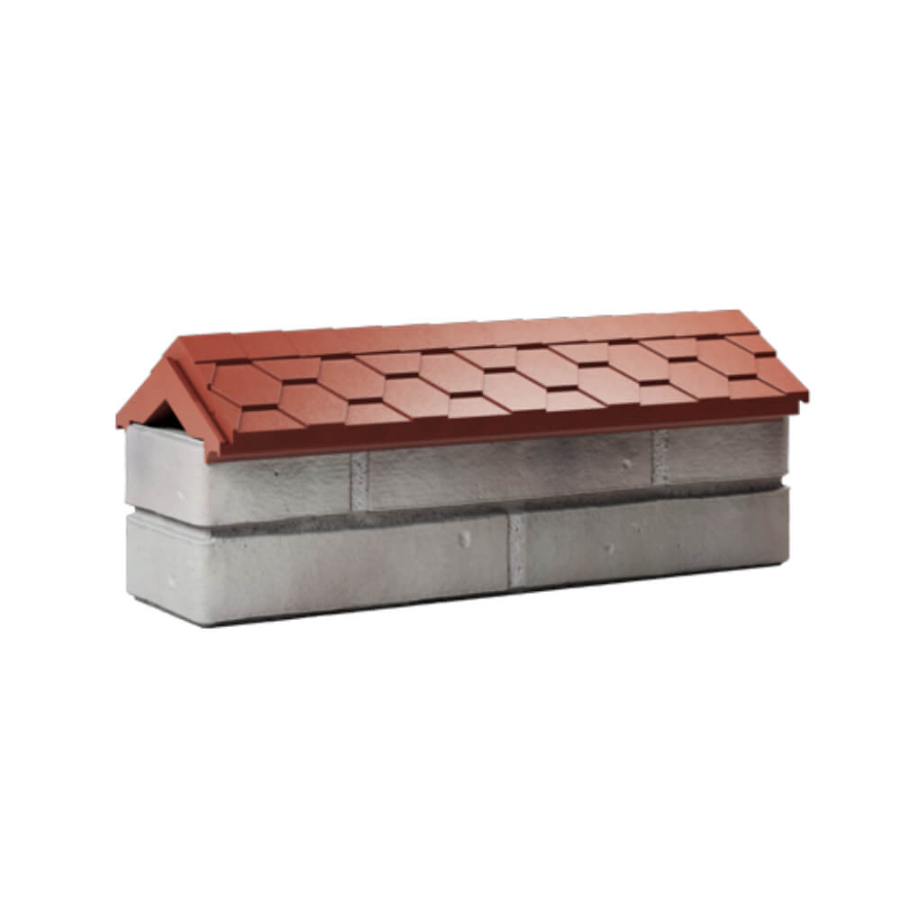 Парапет Zking Эверест Красный с посадкой на 0.5 кирпича (130мм) Каменск-Уральский фото