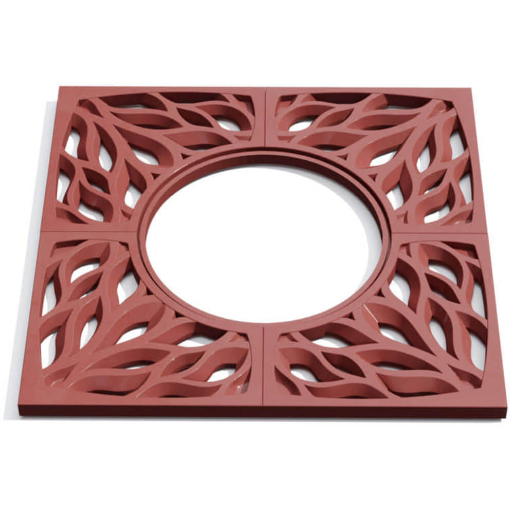 Приствольная решетка для дерева ZKING CRUST 1.2х1.2м Красная Каменск-Уральский фото