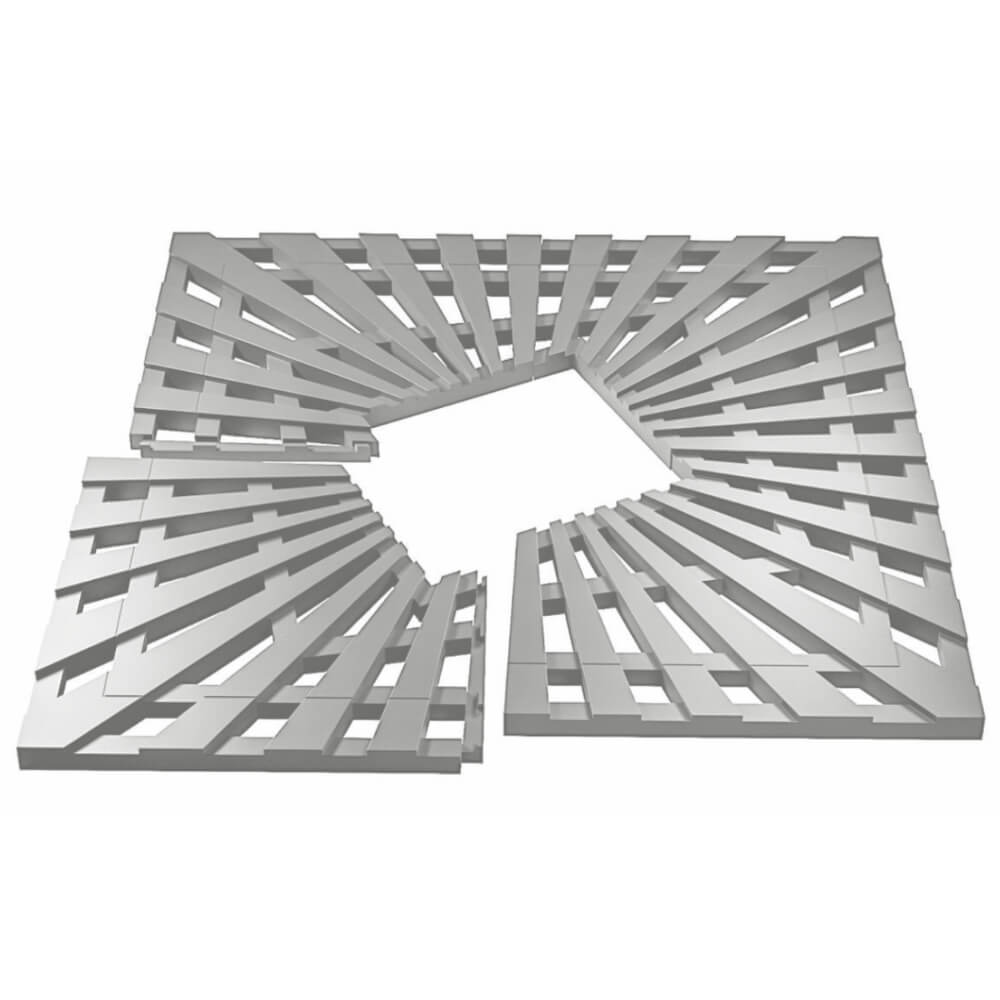 Приствольная решетка для дерева ZKING ATMOSPHERE 1.2х1.2м Бежевая в Каменске-Уральском фото