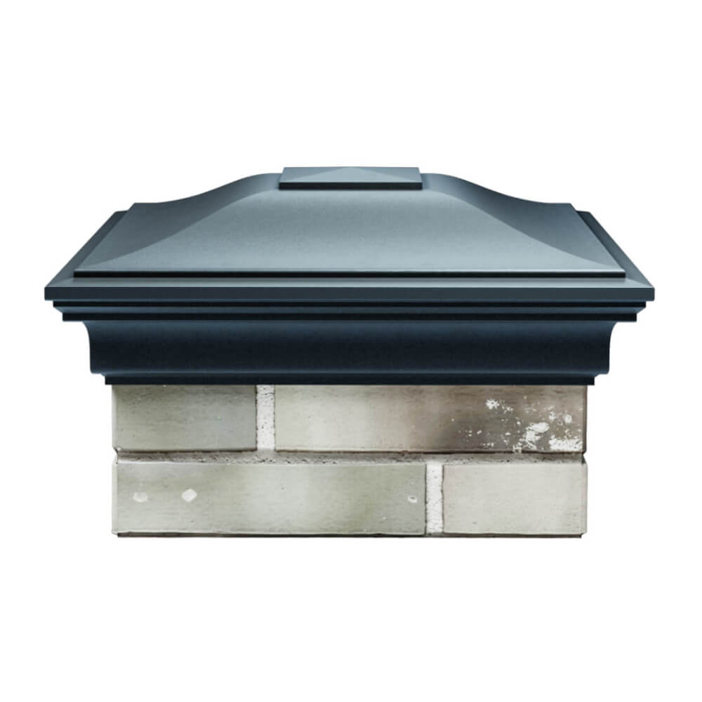 Колпак Zking Монблан Серый на столб 1.5х1.5 еврокирпича 0.7НФ (355х355мм) Каменск-Уральский фото