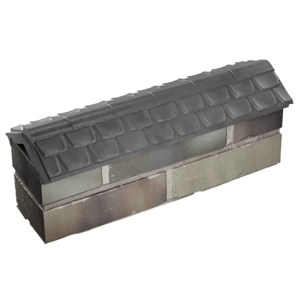 Парапет Zking Эльбрус Серый с посадкой на 0.5 кирпича (130мм) в Каменске-Уральском фото