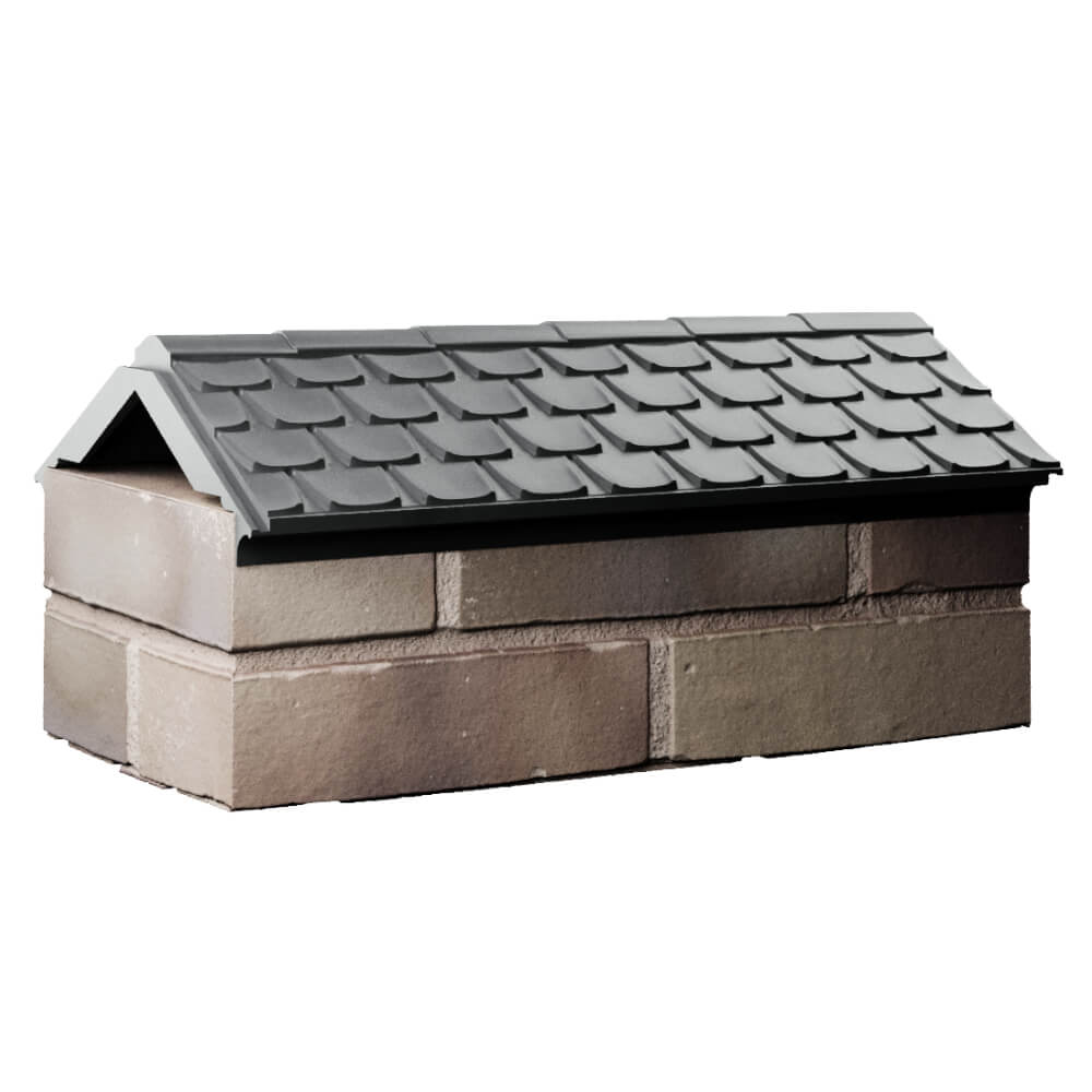 Парапет Zking Эльбрус Серый с посадкой на 1 кирпич (255мм) Каменск-Уральский фото
