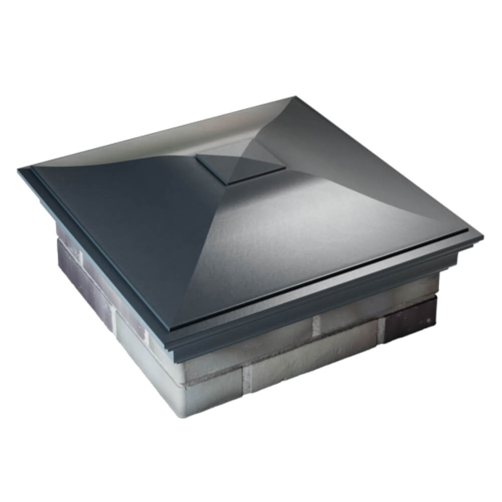 Колпак Zking Монблан Серый на столб 2х2 кирпича (515х515мм) Каменск-Уральский фото