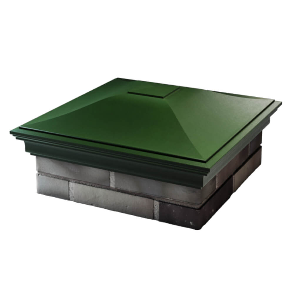 Колпак Zking Монблан Зеленый на столб 2х2 кирпича (515х515мм) в Каменске-Уральском фото