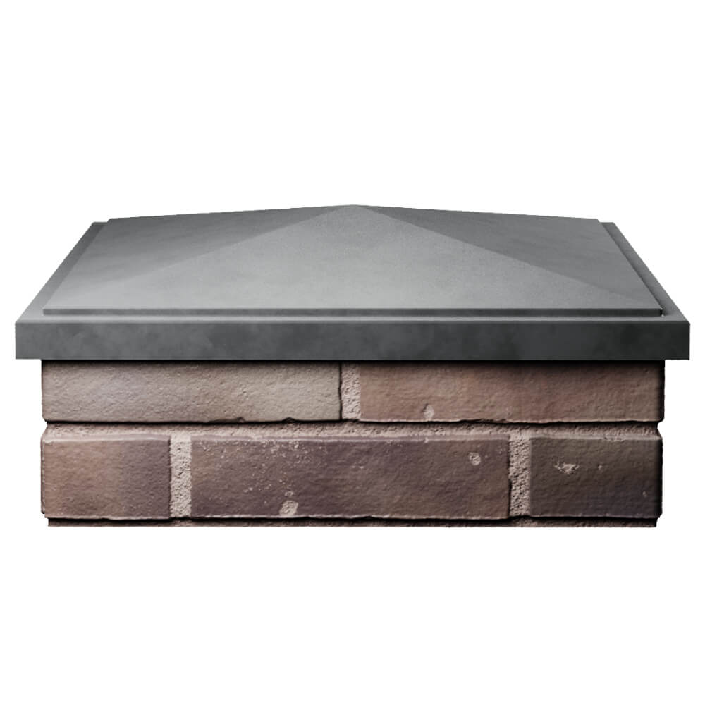 Колпак Zking БонаМоно Серый на столб 2х2 кирпича (515х515, 530х530мм) Каменск-Уральский фото