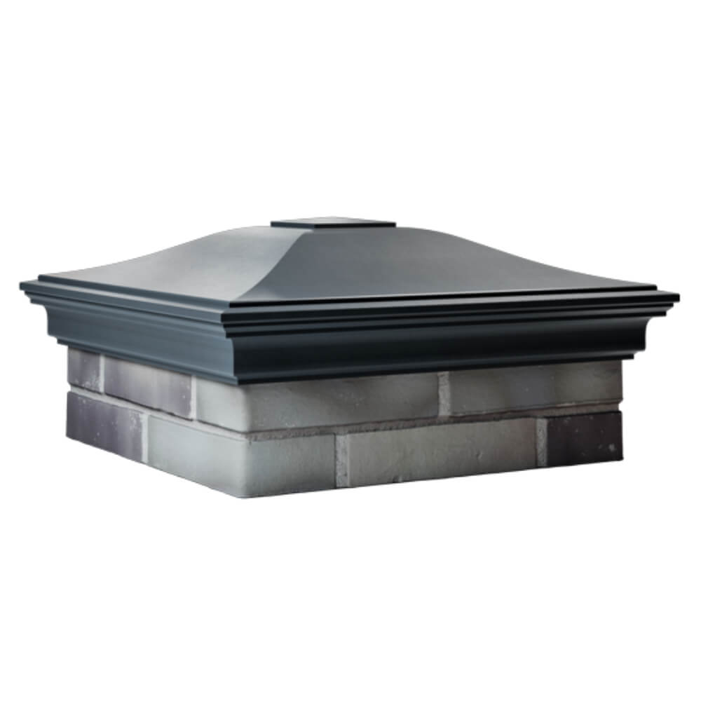 Колпак Zking Монблан Серый на столб 2х2 кирпича (515х515мм) в Каменске-Уральском фото