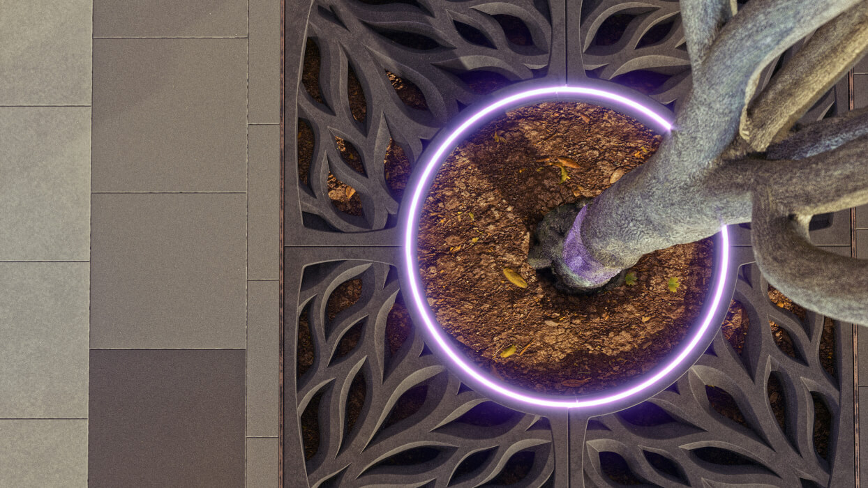 Приствольная решетка для дерева ZKING CRUST 1.2х1.2м Черная в Каменске-Уральском фото