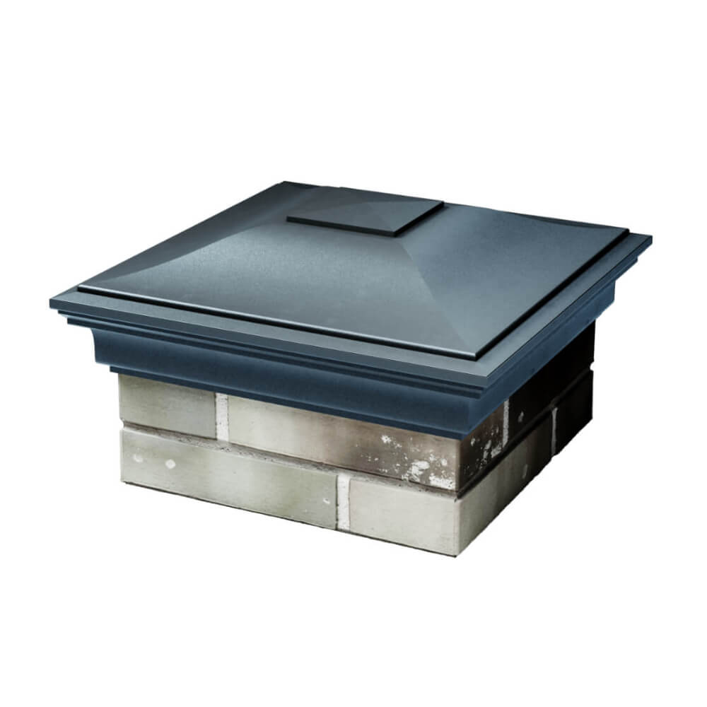 Колпак Zking Монблан Серый на столб 1.5х1.5 еврокирпича 0.7НФ (355х355мм) в Каменске-Уральском фото