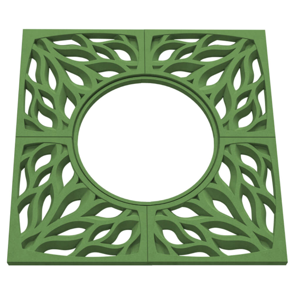 Приствольная решетка для дерева ZKING CRUST 1.2х1.2м Зеленая в Каменске-Уральском фото