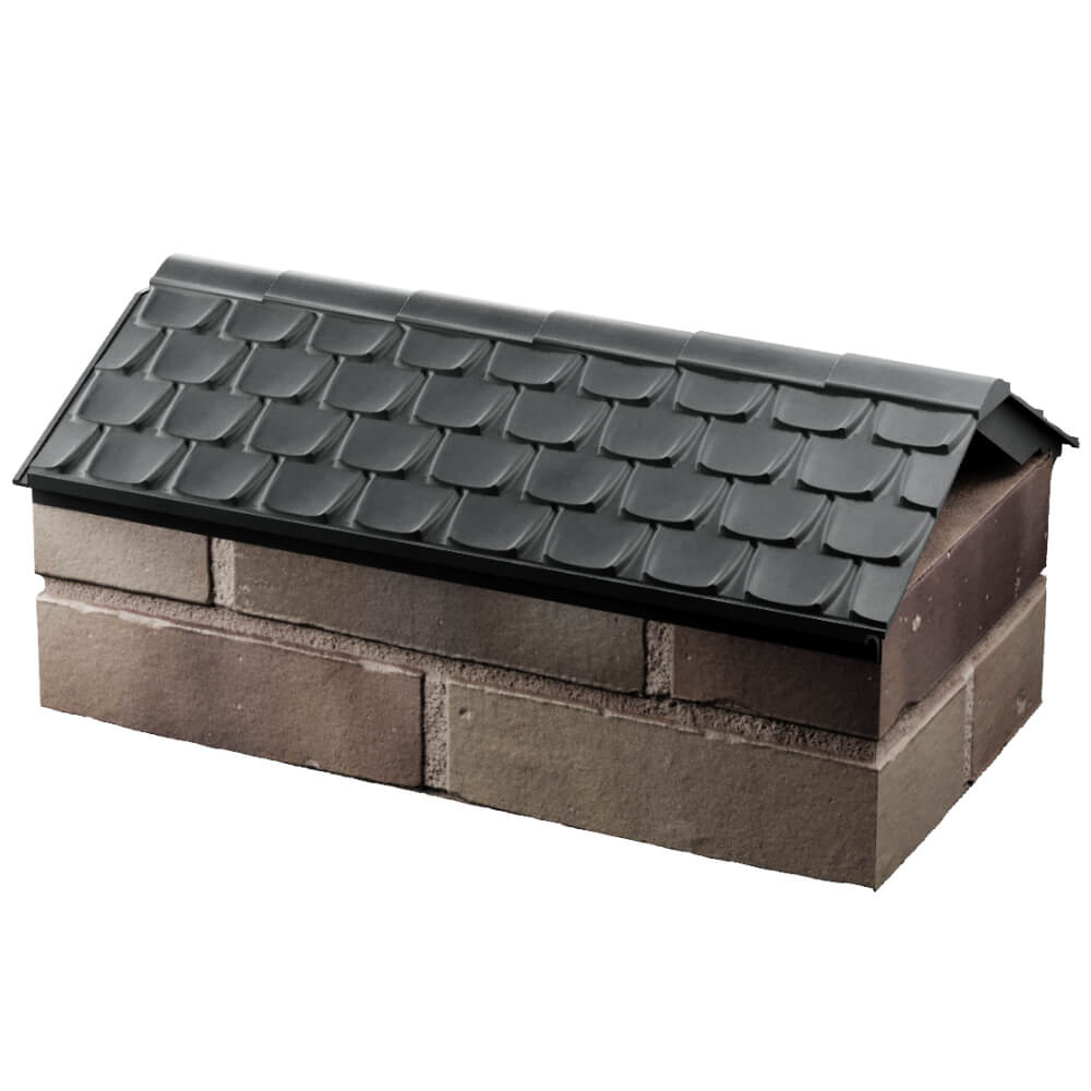 Парапет Zking Эльбрус Серый с посадкой на 1 кирпич (255мм) в Каменске-Уральском фото