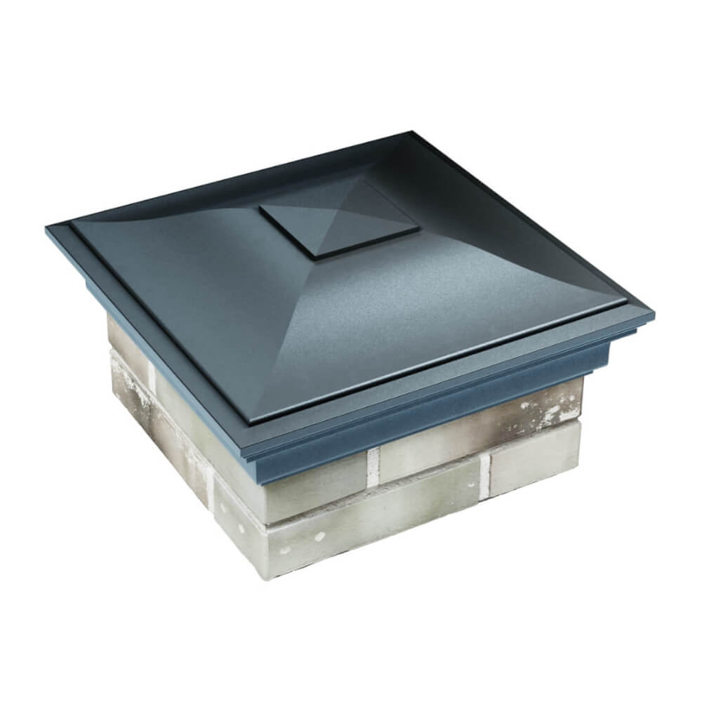 Колпак Zking Монблан Серый на столб 1.5х1.5 еврокирпича 0.7НФ (355х355мм) в Каменске-Уральском фото